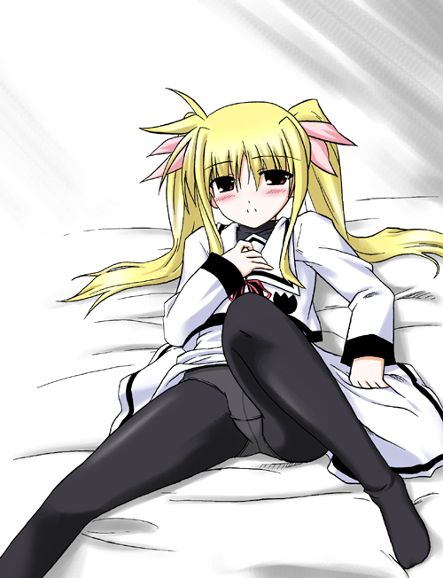 fate testarossa (lyrical nanoha and 2 more) drawn by yamaura_tamaki