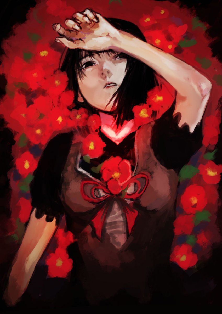 amakura mayu (fatal frame and 1 more) drawn by gauss_<bokashi