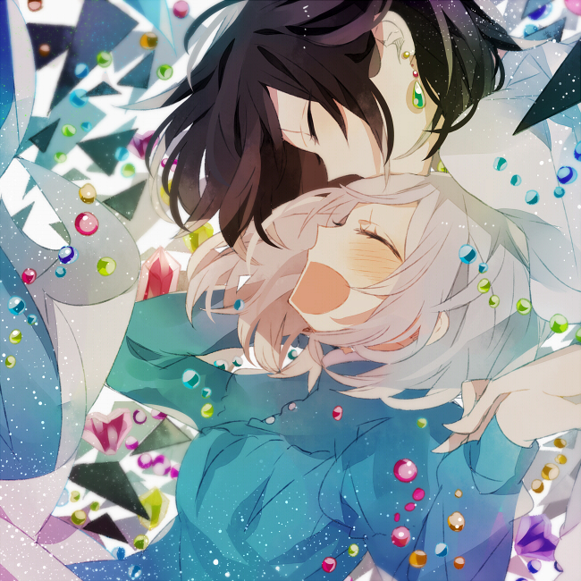 howl pendragon and sophie hatter (studio ghibli and 1 more) drawn by chidori_(@rom)