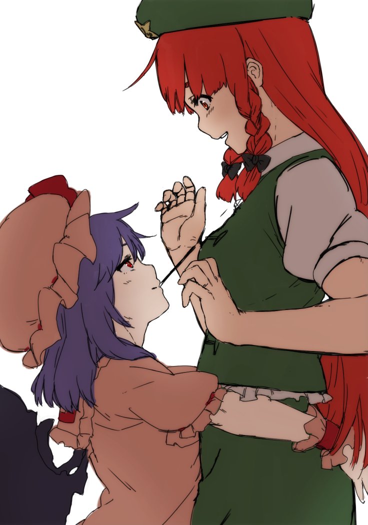 remilia scarlet and hong meiling (touhou) drawn by terimayo
