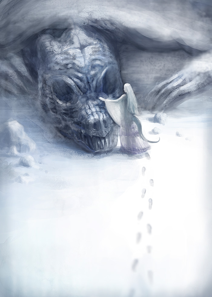 priscilla the crossbreed and undead dragon (dark souls and 1 more) drawn by nukotama