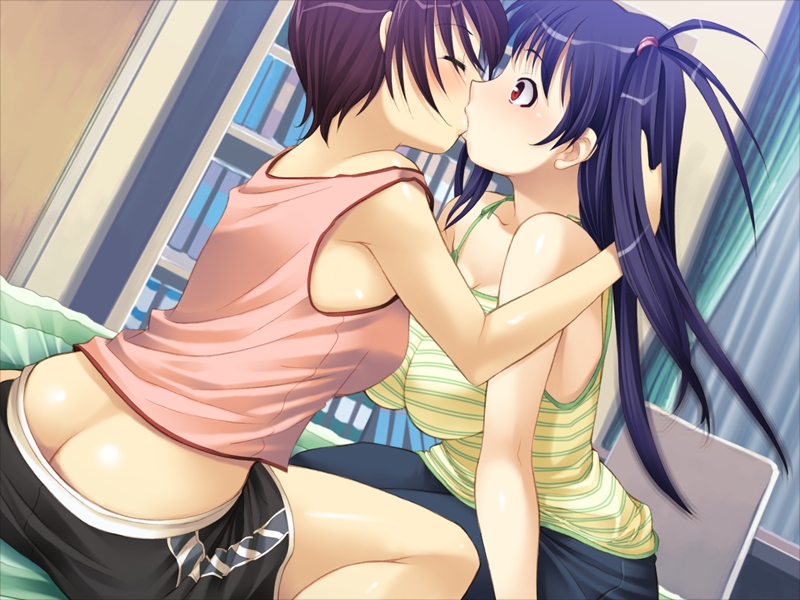 watase kanagi and sayama makoto (kanagi-inmu gakuen) drawn by senbata-roh