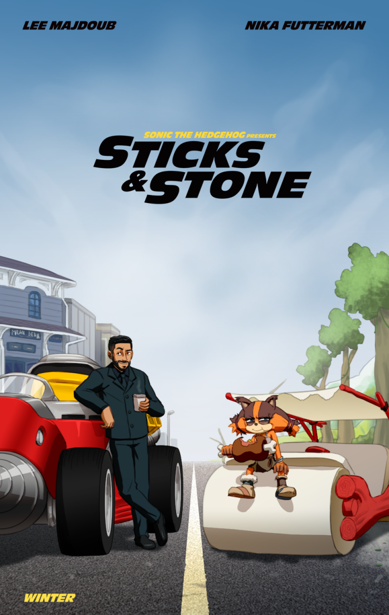 sticks the badger and agent stone (sonic and 4 more) drawn by joeadok