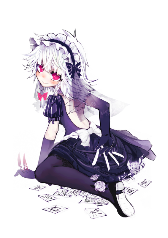 izayoi sakuya (touhou and 1 more) drawn by htm_(gixig)