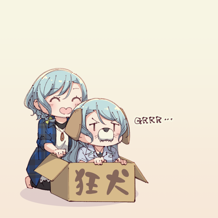 hikawa sayo and hikawa hina (bang dream!) drawn by ayasaka