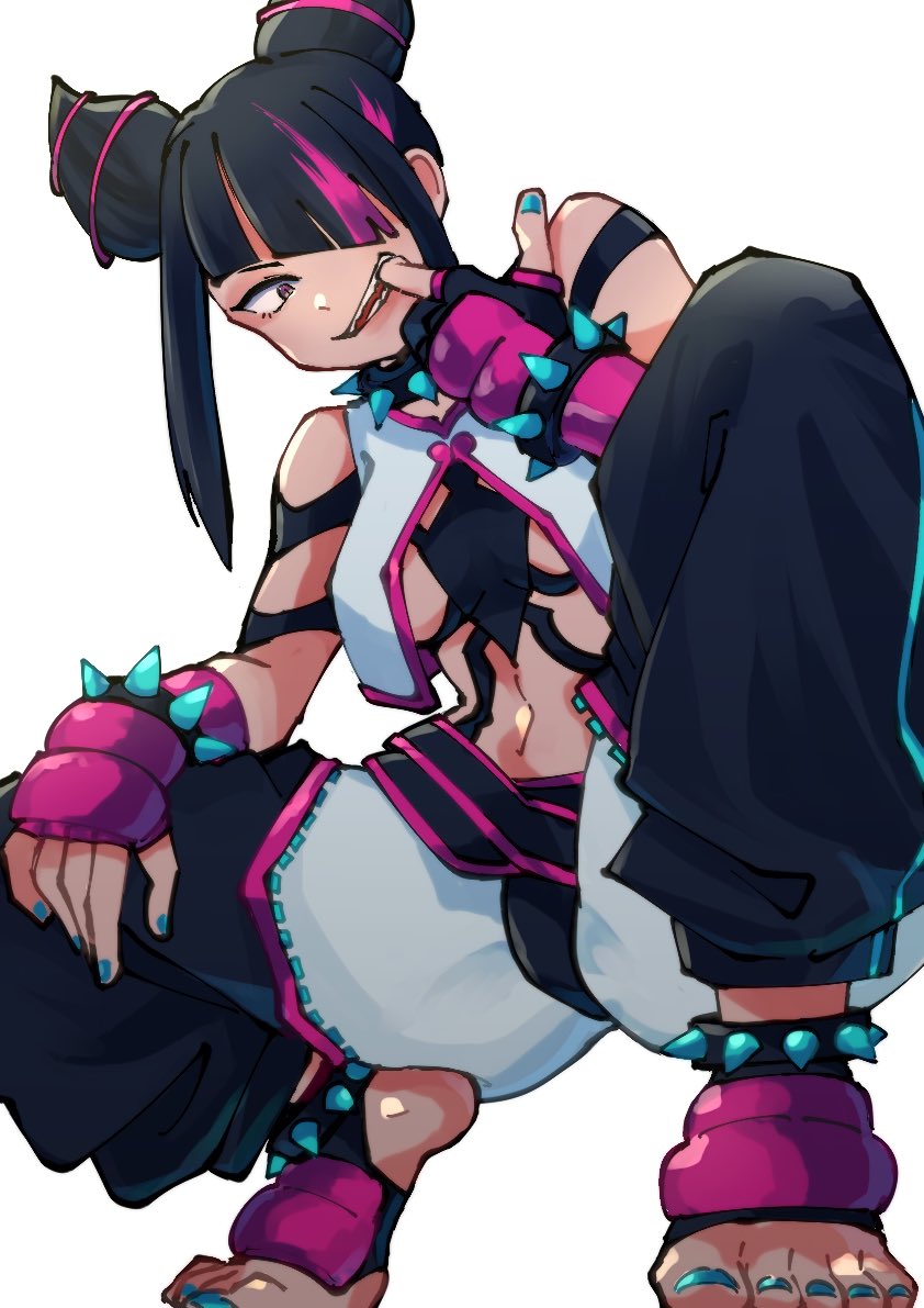 han juri (street fighter and 1 more) drawn by oushiza_towel