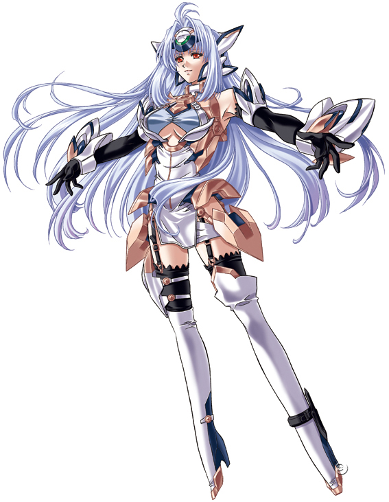 kos-mos and kos-mos ver. 4 (super robot wars and 3 more) drawn by kouno_sachiko