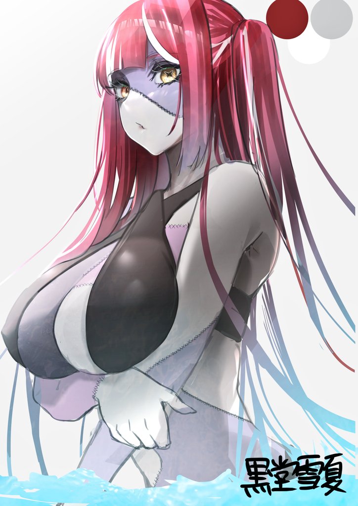 kureiji ollie (hololive and 1 more) drawn by yukina_kokudo