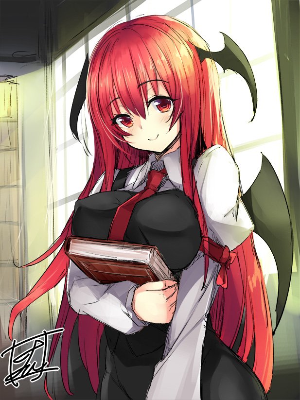koakuma (touhou) drawn by tirotata