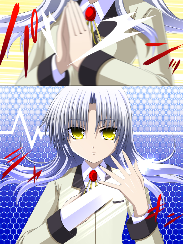 tachibana kanade (angel beats! and 1 more) drawn by engo_(aquawatery)