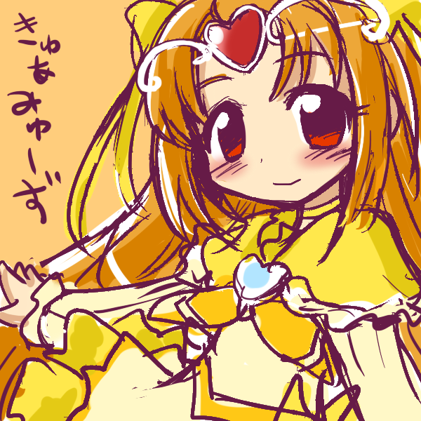 shirabe ako and cure muse (precure and 1 more) drawn by ikkyuu