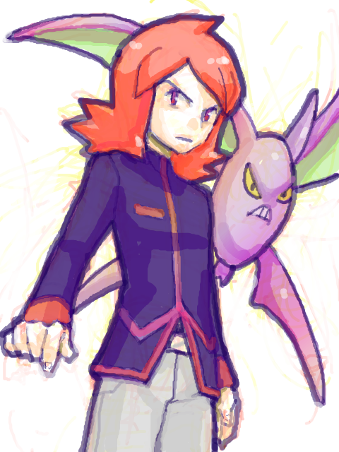 silver and crobat (pokemon and 1 more) drawn by mo-mo