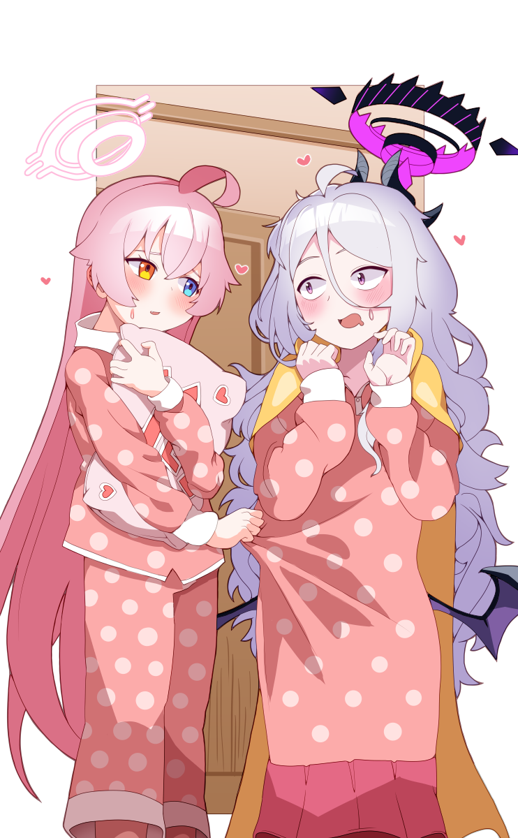 hina and hoshino (blue archive) drawn by n0_image