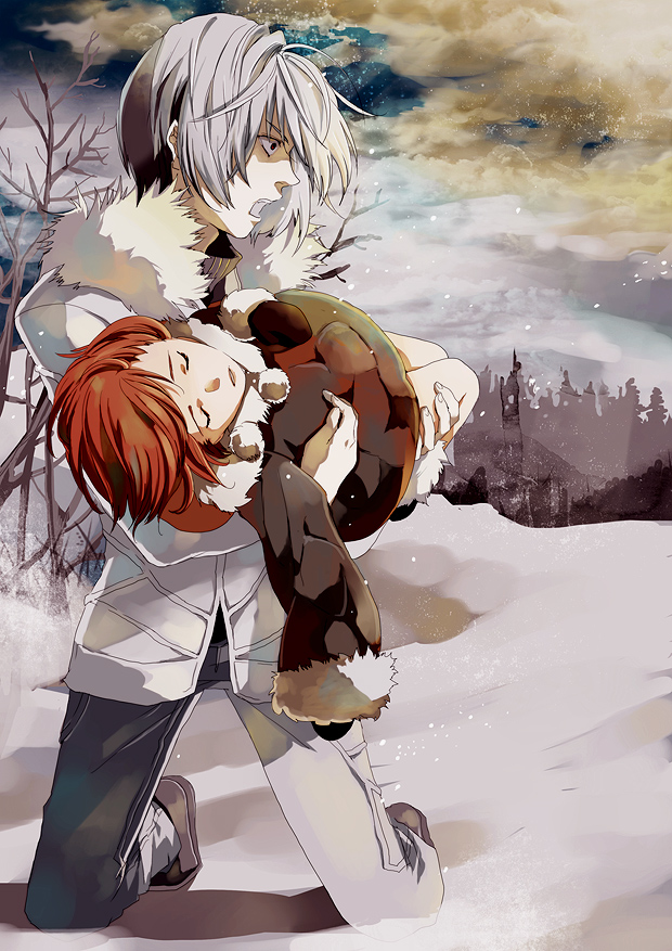 accelerator and last order (toaru majutsu no index and 1 more) drawn by bettyannnewaters