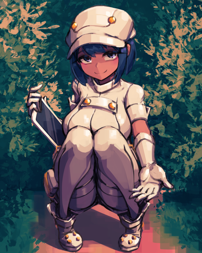 aether foundation employee (pokemon and 1 more) drawn by makaroll