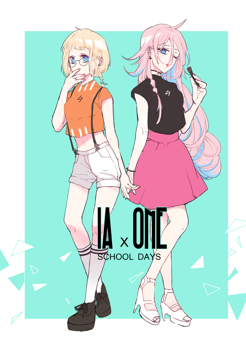 ia and one (vocaloid and 1 more) drawn by doja_okara
