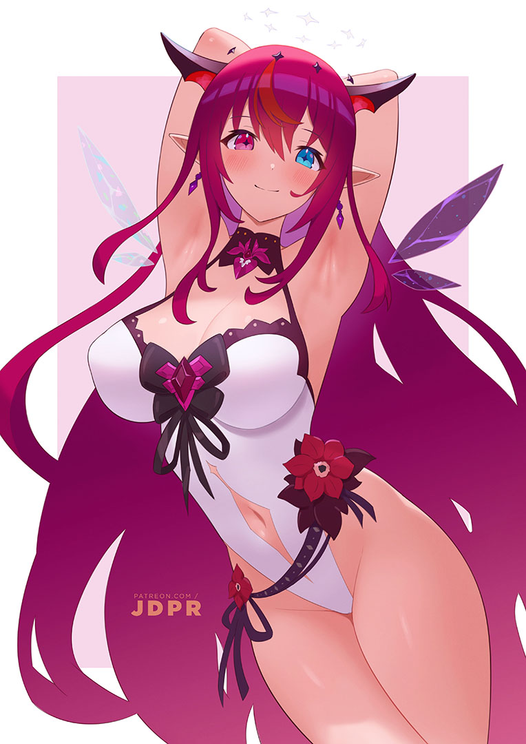 irys (hololive and 1 more) drawn by jdpr