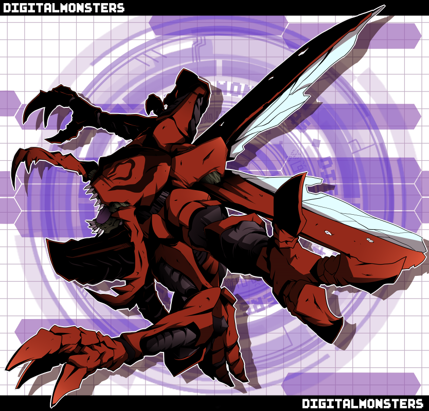 kuwagamon (digimon and 1 more) drawn by mori_no_kaeru