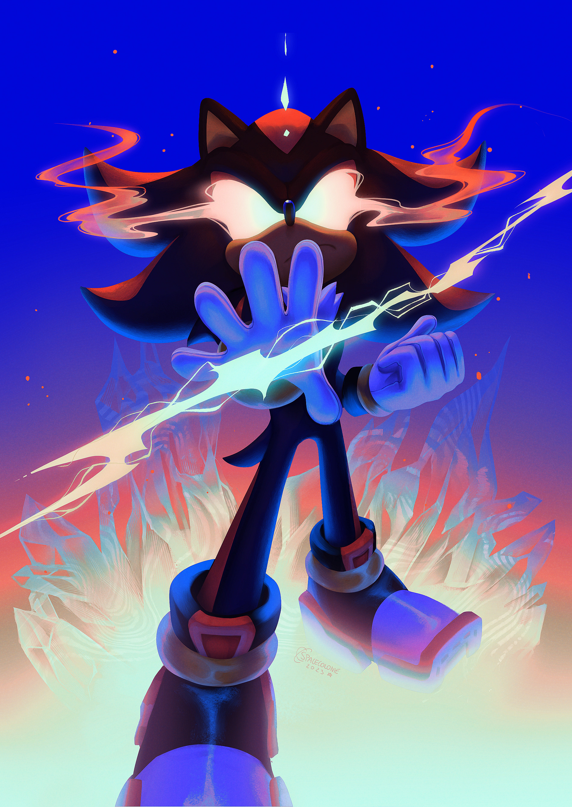 Download Shadow The Hedgehog And Sonic Wallpaper  Wallpaperscom