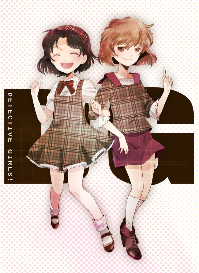 haibara ai and yoshida ayumi (meitantei conan) drawn by i_hachiya