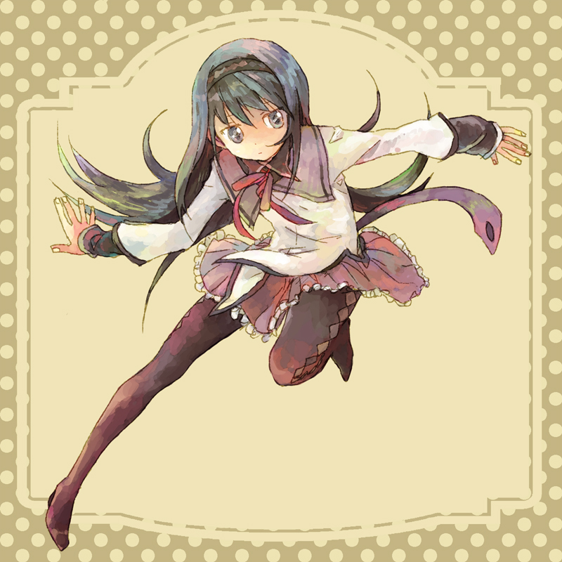 akemi homura (mahou shoujo madoka magica) drawn by den