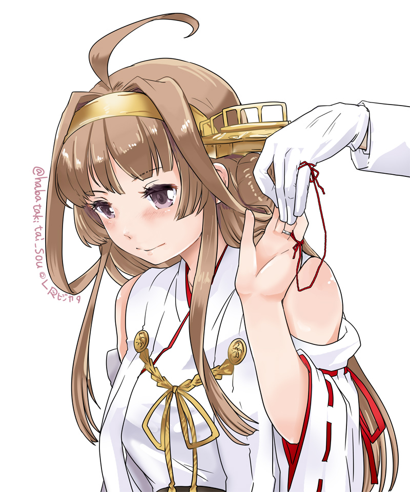 admiral, kongou, and kongou kai ni (kantai collection) drawn by lr_hijikata