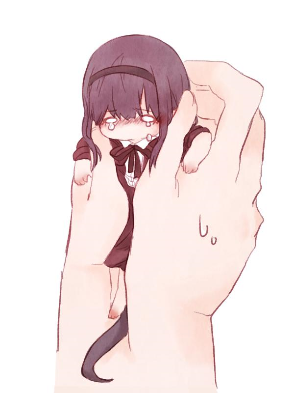 akemi homura (mahou shoujo madoka magica and 1 more) drawn by papeapoo