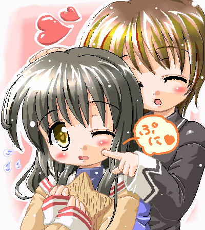 ibuki fuuko and ibuki kouko (clannad) drawn by kekyo