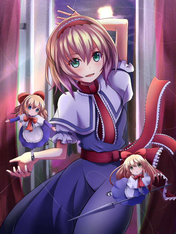 alice margatroid and shanghai doll (touhou) drawn by yayoi_kotoyuki