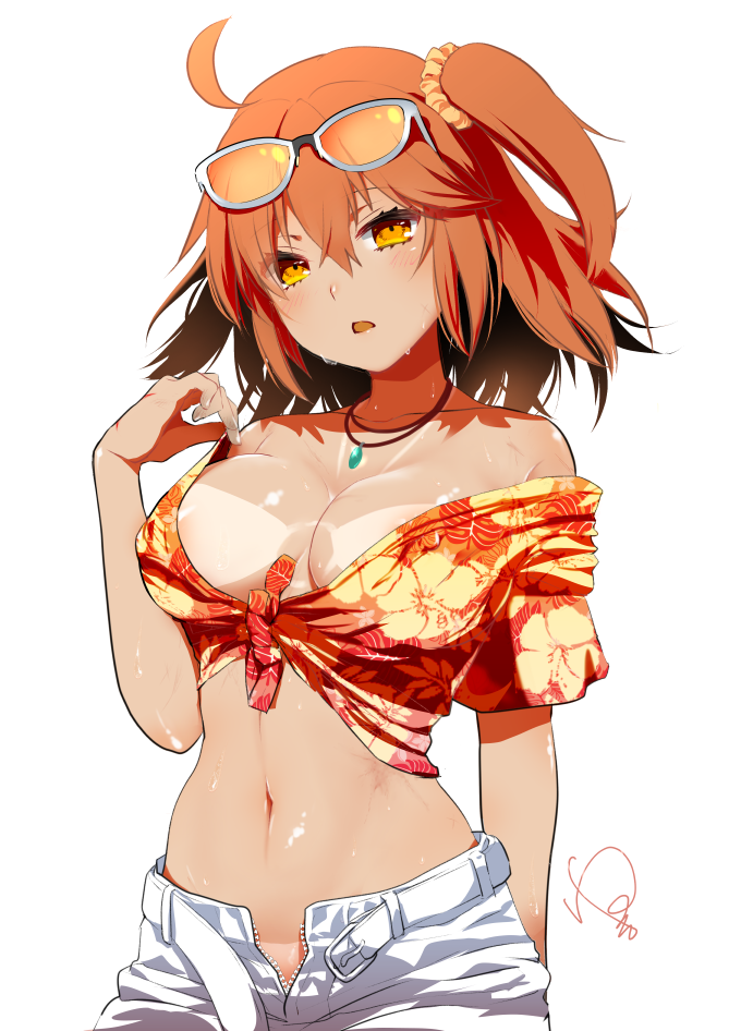 fujimaru ritsuka (fate and 1 more) drawn by yuzuki_yuno