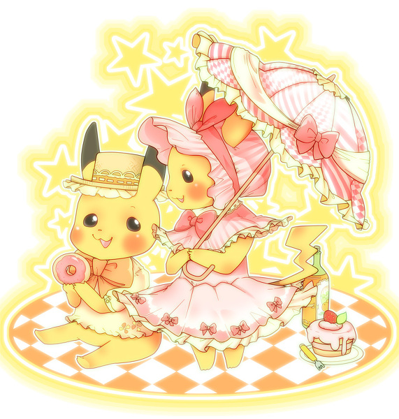 pikachu (pokemon) drawn by donguri_(acorncafe)
