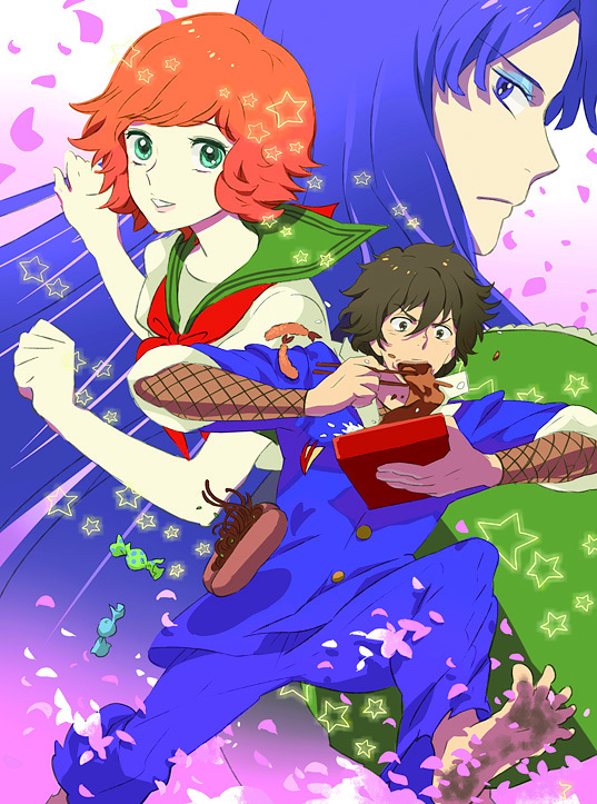 ookubo mai, mejiro shizune, and igano kagemaru (igano kabamaru) drawn by kishiwada_robin