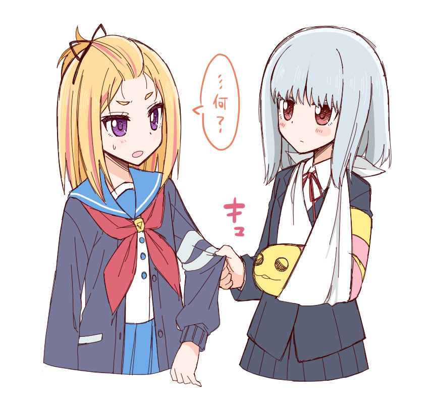 yayaka and yuyu (flip flappers) drawn by sou_(mgn)