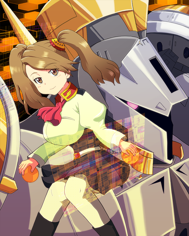 sazaki kaoruko and r-gyagya (gundam and 2 more) drawn by tobi_(mylifekei)