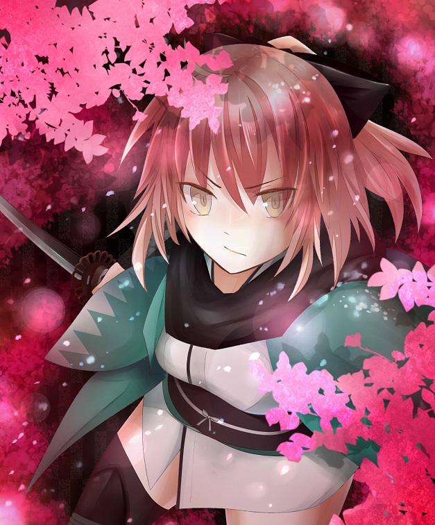 okita souji (fate and 2 more) drawn by mikan_(xalka)