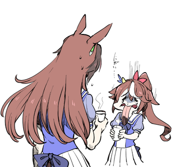 tokai teio and symboli rudolf (umamusume) drawn by takatsuki_nato