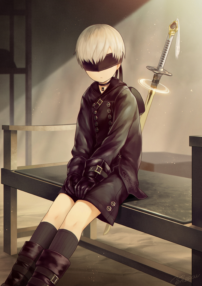 9s (nier and 1 more) drawn by noeyebrow_(mauve)