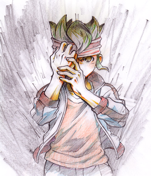 endou mamoru (inazuma eleven and 1 more) drawn by kib