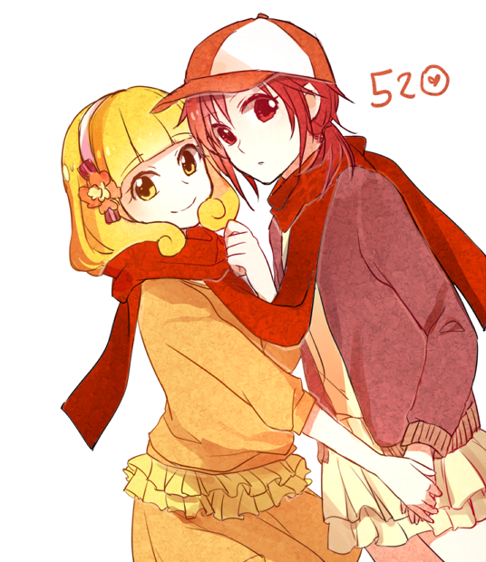 kise yayoi and hino akane (precure and 1 more) drawn by kazhi