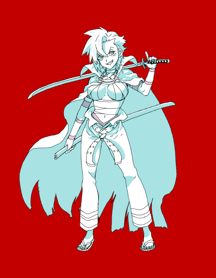 kamina (tengen toppa gurren lagann) drawn by matsukaze_yukiji