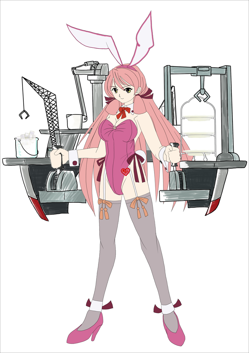 akashi and march hare (kantai collection and 1 more) drawn by moke_ro