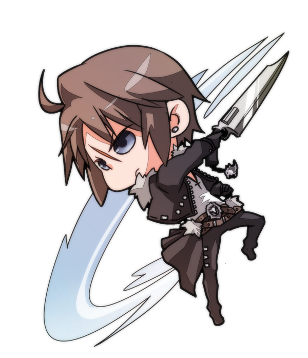 squall leonhart (final fantasy and 2 more) drawn by neige_(pais)
