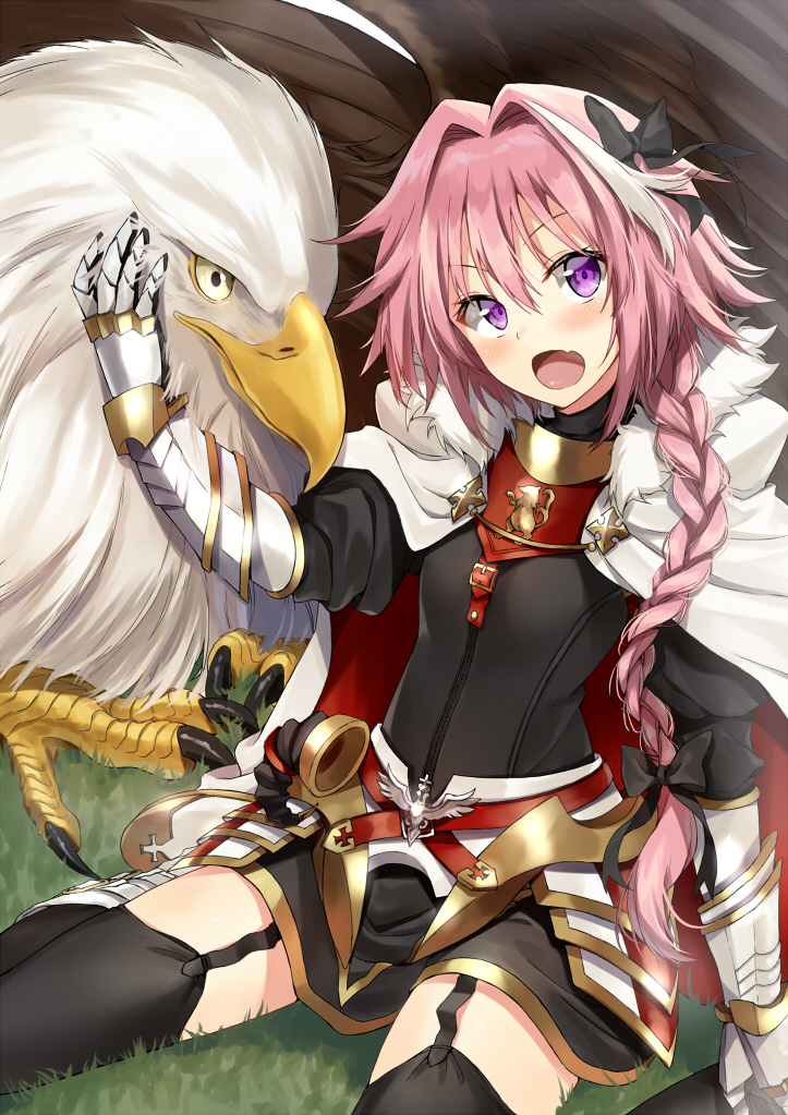 astolfo and hippogriff (fate and 1 more) drawn by kakao_rantan