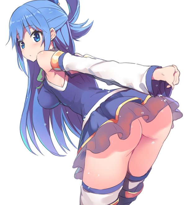 aqua (kono subarashii sekai ni shukufuku wo!) drawn by tam-u