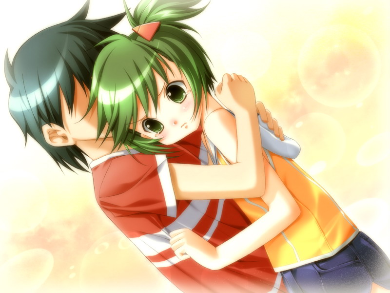 yuuki makoto and amachi matsuri (yotsunoha) drawn by hiide