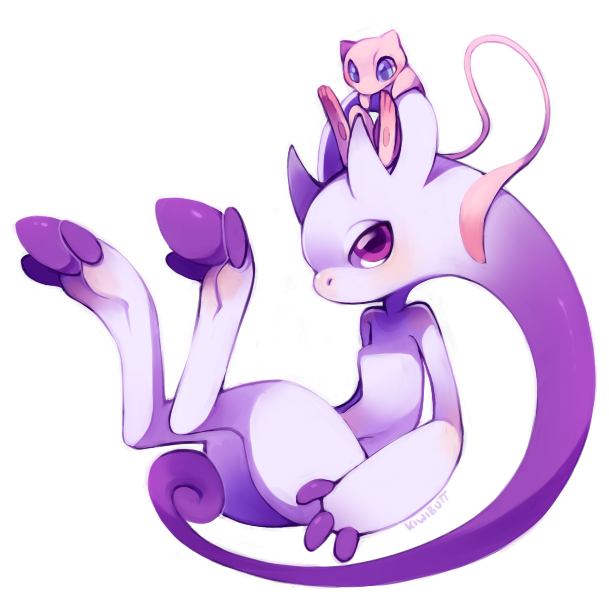 Check out this transparent Pokémon Mew PNG image