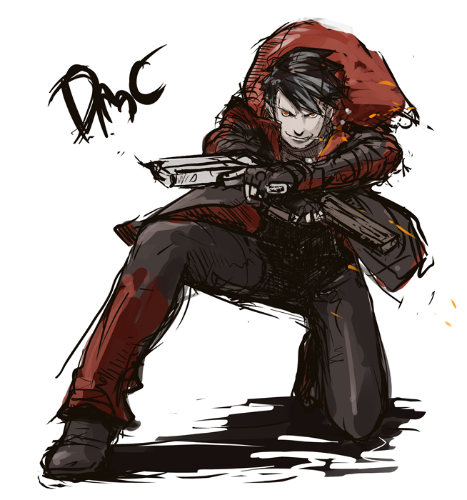 dante (devil may cry and 1 more) drawn by butcha-u