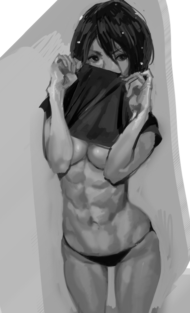 mikasa ackerman (shingeki no kyojin) drawn by yd_(orange_maru)