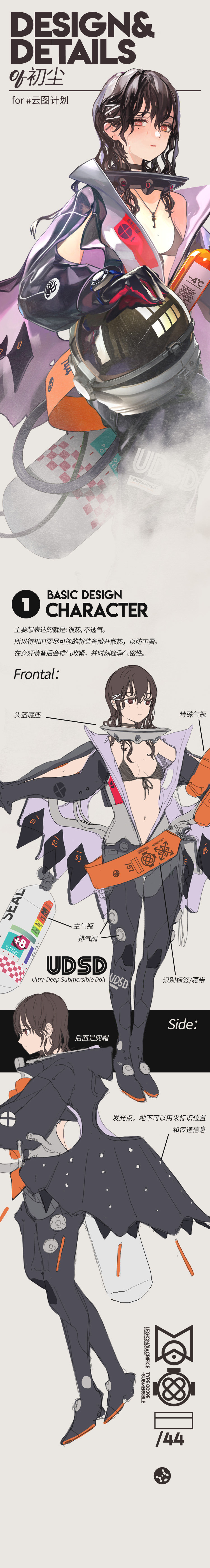 hatsuchiri (girls' frontline and 1 more) drawn by lin+