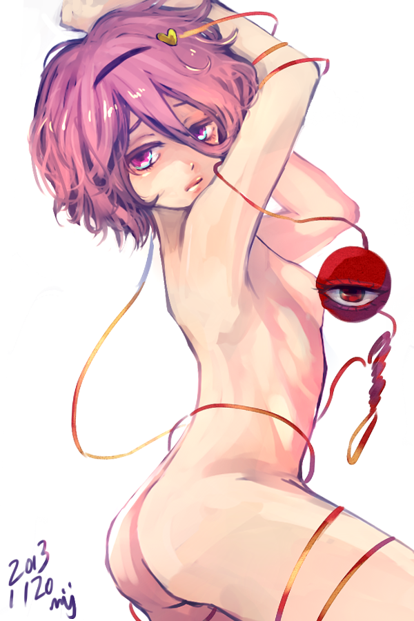 komeiji satori (touhou) drawn by meiji_(charisma_serve)